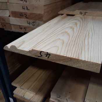Image of 25 x 225mm Unsorted Redwood Bolection Skirting