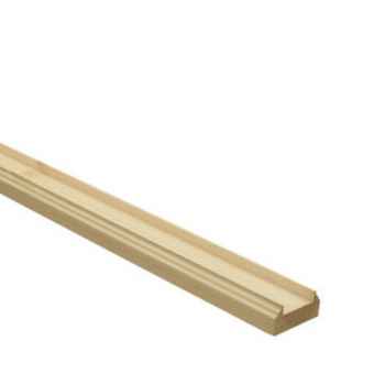 Product photograph of BR2400/32P Pine Baserail 2400mm 32mm Groove Pine Baserail (BR2400/32P)