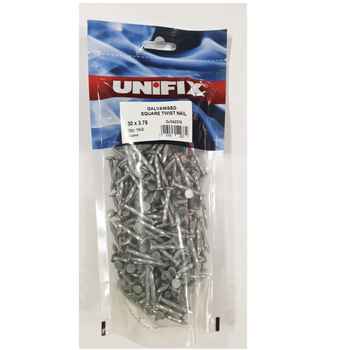 Sub image of Galvanised Twist Nails 1KG Pack  number 1 in the gallery of images
