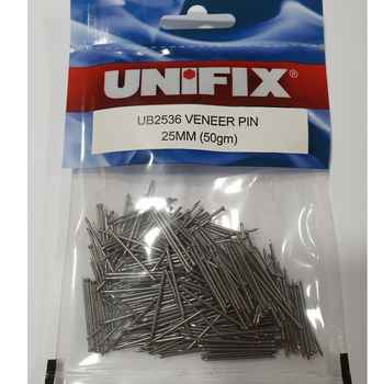 Sub image of Veneer Pins 50g Pack  number 1 in the gallery of images