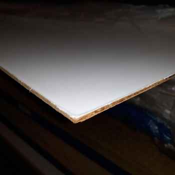 Image of 2440 X 1220 X 3.6mm CSM10 White Polyester 1 Side MR Plywood