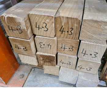 Sub image of 100 x 100mm  Sawn Accoya A2 Grade   number 0 in the gallery of images