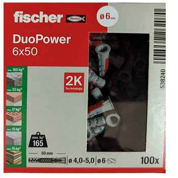 Sub image of FISCHER DUOPOWER PLUG  number 1 in the gallery of images