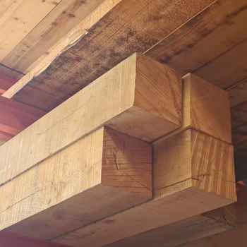 Image of 150 x 150 x 2400mm Fresh Sawn European Oak
